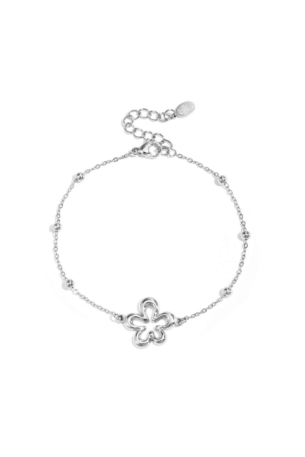 "Fleur Dorée" Armband – Elegantes Blumenarmband aus Edelstahl