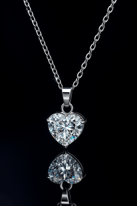 Maglina "Amour Éternel" Necklace "Herz" Halskette, Edelstahl - Maglina