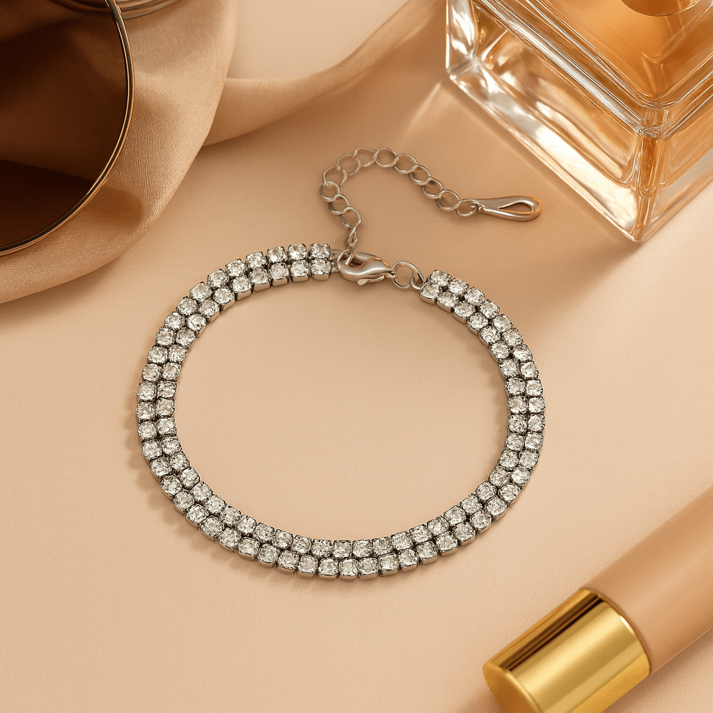 Maglina "Brilliance Double" Bracelet Armband, Edelstahl - Maglina