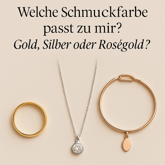 💎 Welche Schmuckfarbe passt zu mir? Gold, Silber oder Roségold? - Maglina