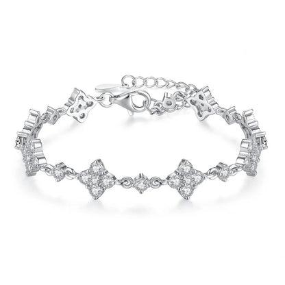 Maglina "Celestial Star" – Premium Moissanit-Armband aus 925er Silber