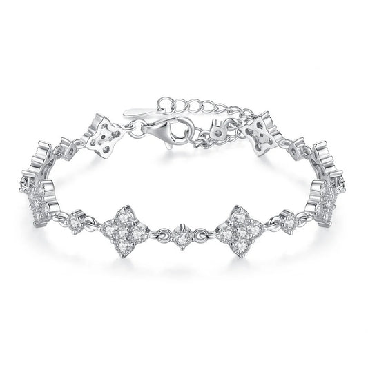 Maglina "Celestial Star" – Premium Moissanit-Armband aus 925er Silber