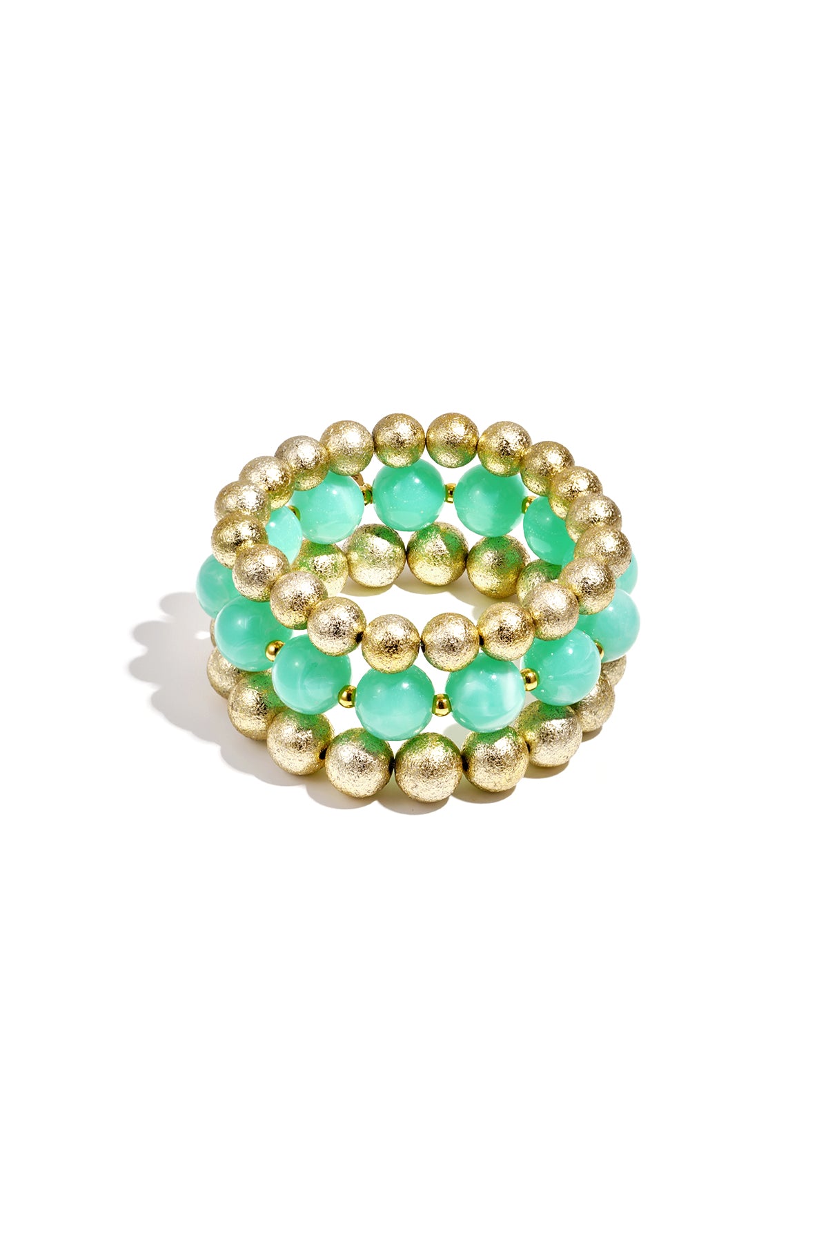 Armband Set Damen Gold – Golden Aura 3er Set