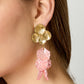 "Rosé Fleur" Statement Ohrringe – Blüten & Perlmutt-Design