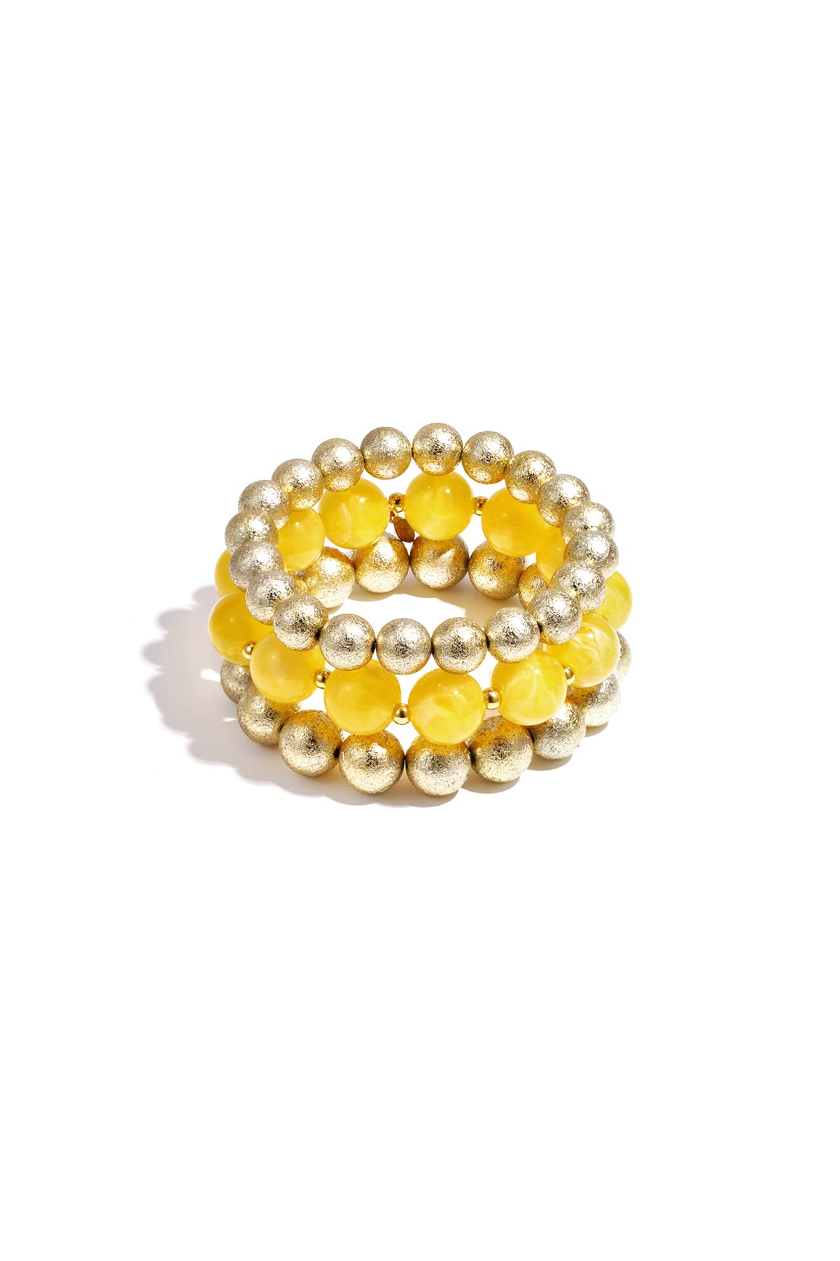 Armband Set Damen Gold – Golden Aura 3er Set