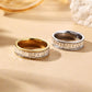Pure Elegance – Baguette-Eternity-Ring aus Edelstahl