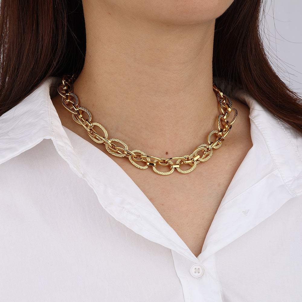 Maglina "Golden Empress" Statement-Kette