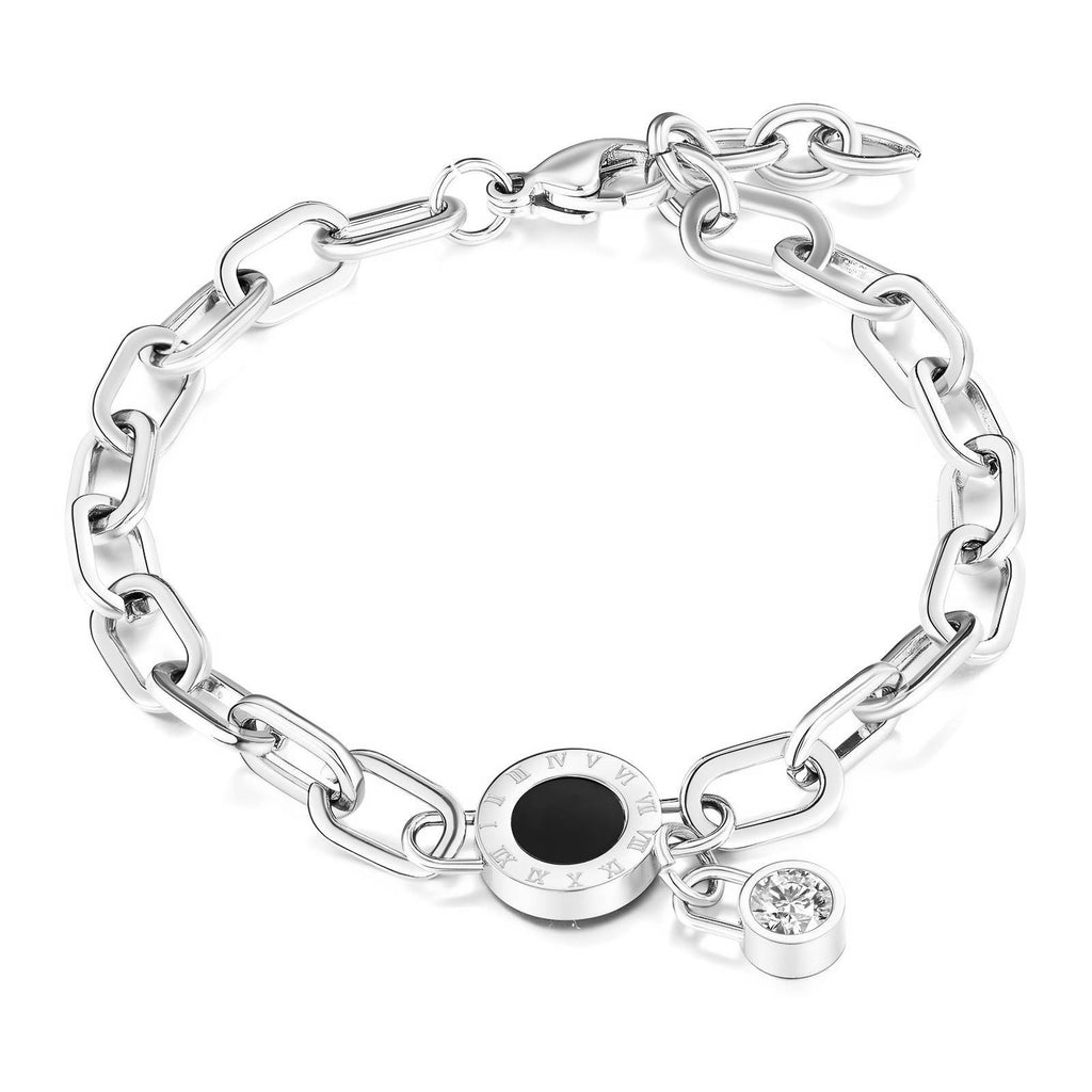 Maglina "Roma Noir" Bracelet , Armband, Edelstahl