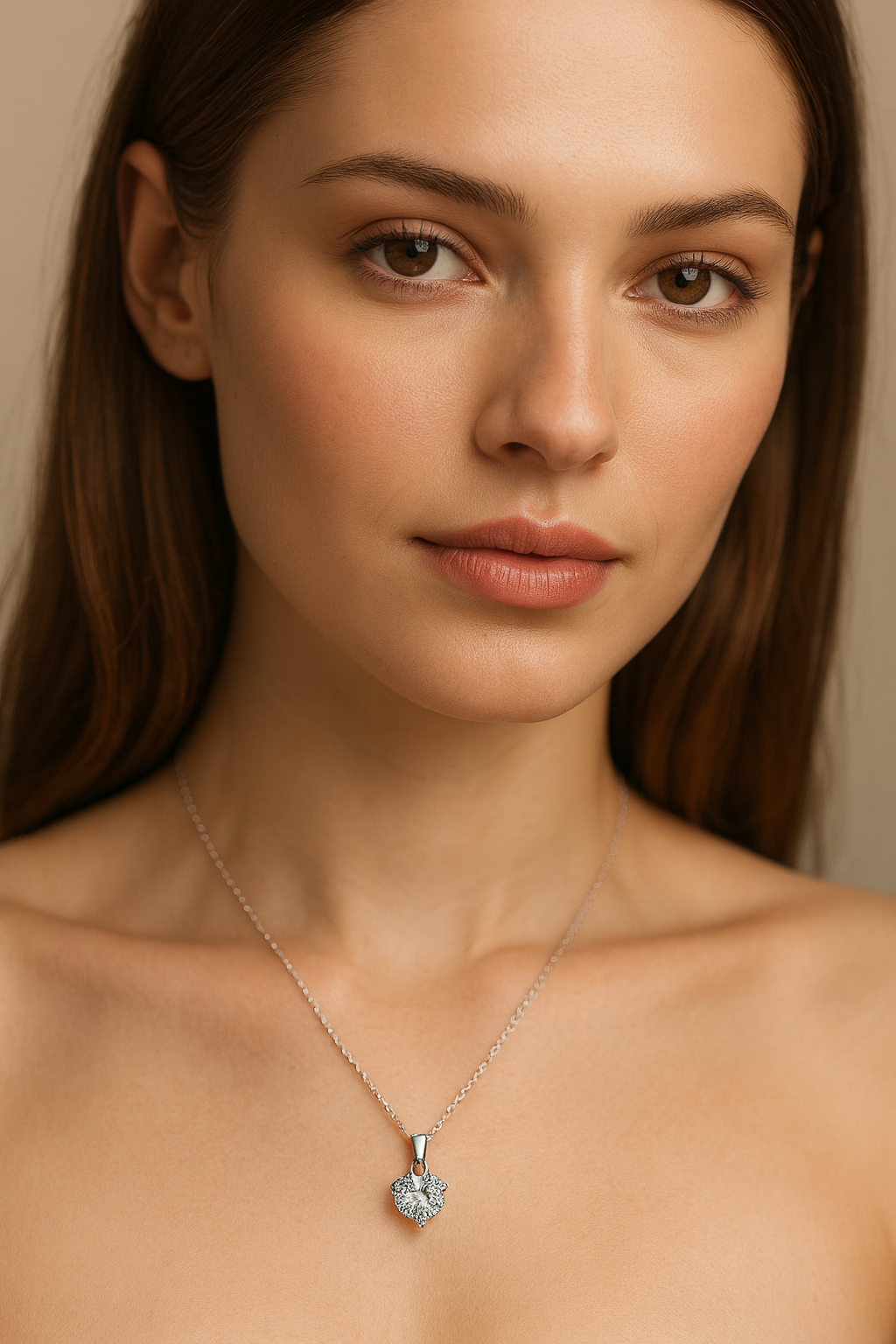 Maglina "Amour Éternel" Necklace "Heart" Necklace, Stainless Steel