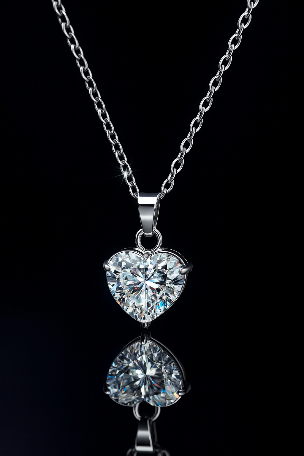 Maglina "Amour Éternel" Necklace "Herz" Halskette, Edelstahl