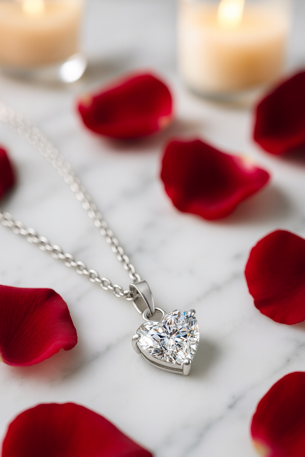 Maglina "Amour Éternel" Necklace "Herz" Halskette, Edelstahl