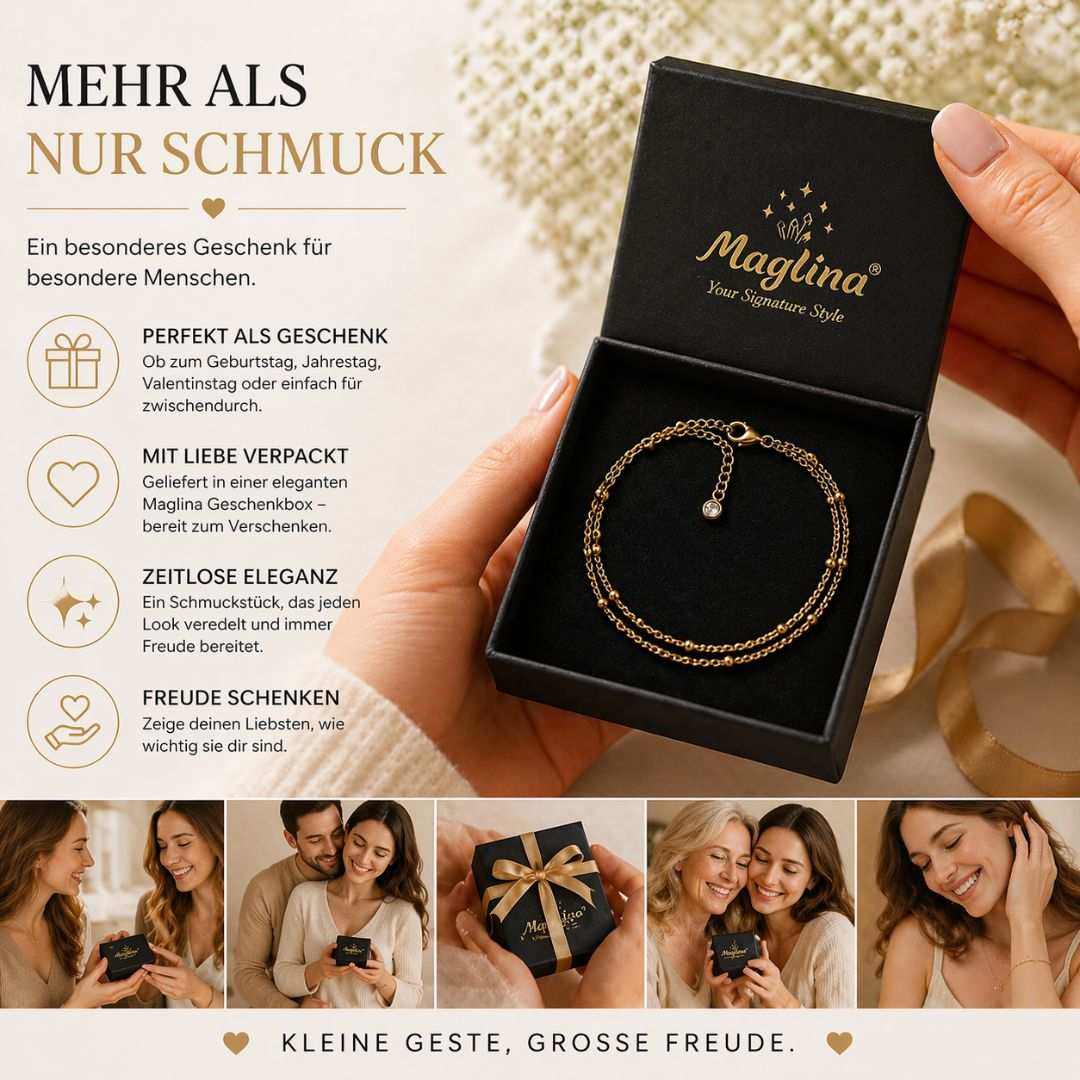 Étoile Douce – Zartes Goldarmband aus Edelstahl