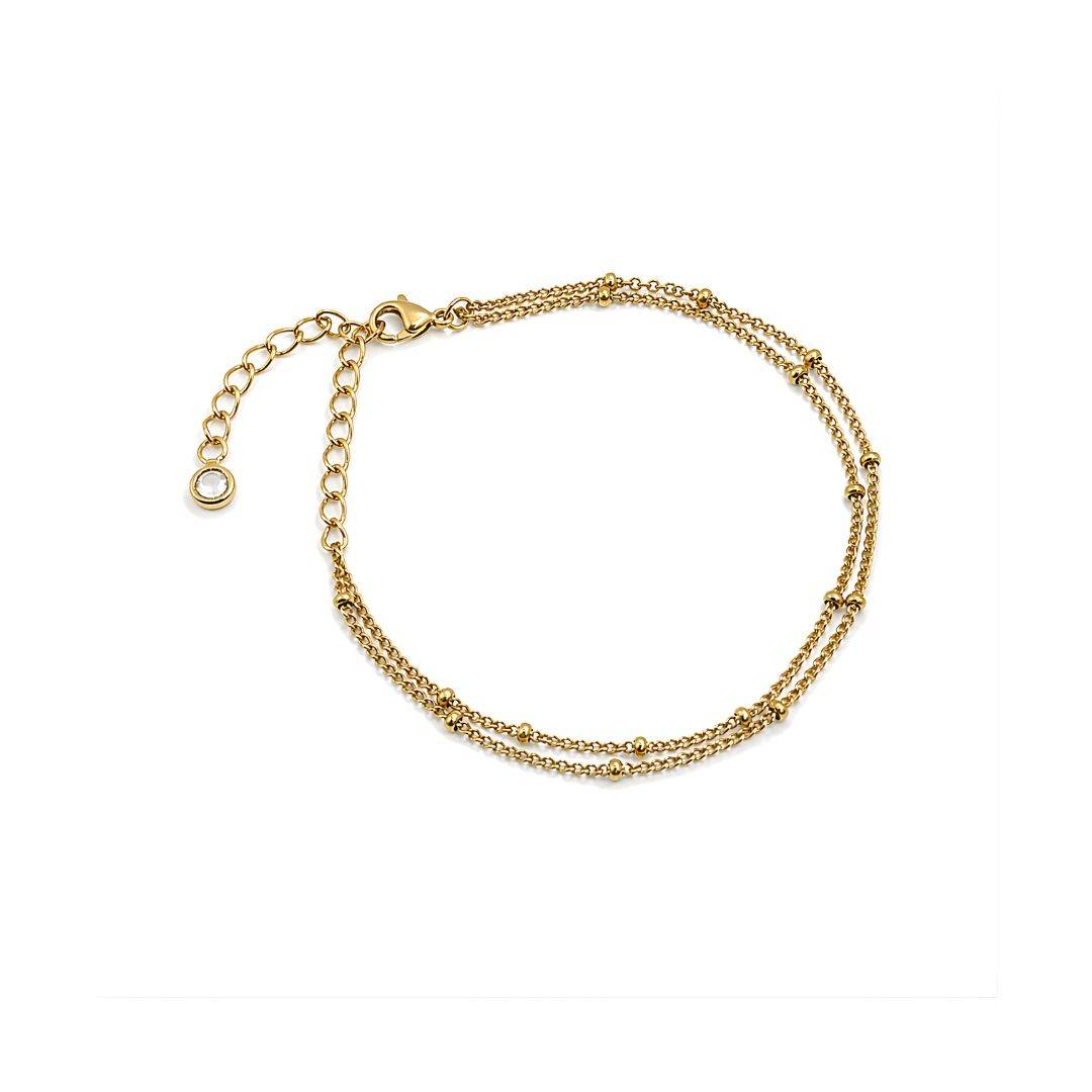 Feines Edelstahlarmband Maglina Étoile Douce in zartem Gold für elegante Looks