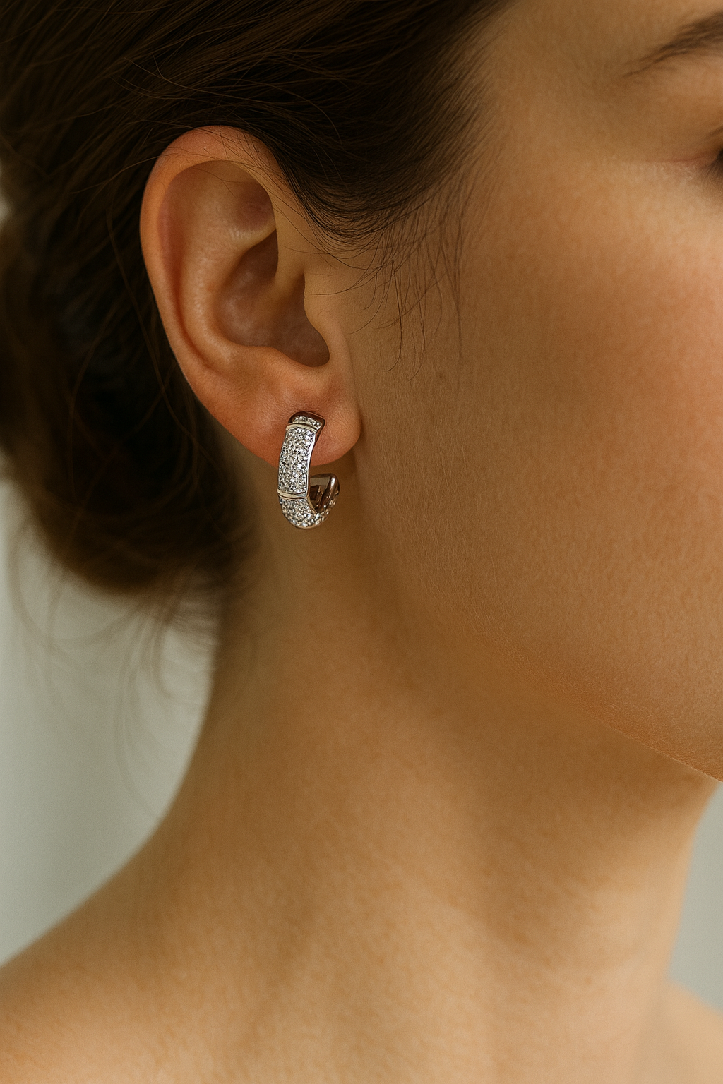 Maglina "Éclat Élégant" Hoops	Ohrringe, Edelstahl