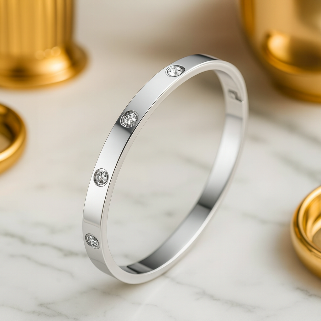 Maglina "Éternité" Bangle, Armband, Edelstahl