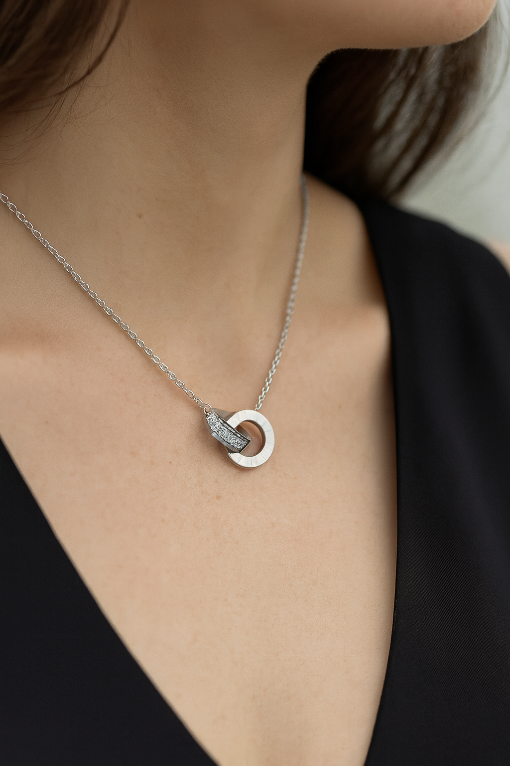 Maglina "Éternité Roma" Necklace Necklace, stainless steel