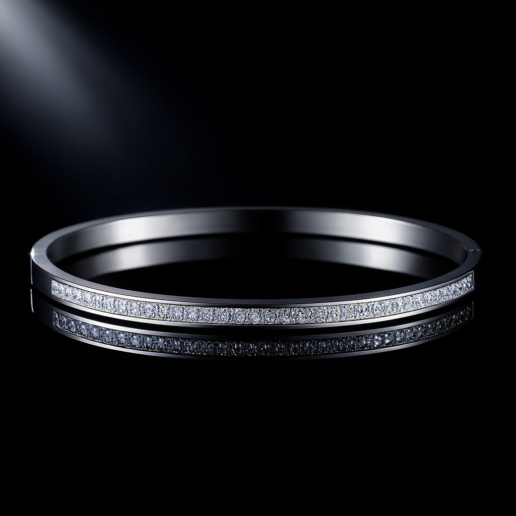 Maglina "Élégance Brillante" Bangle	Armband, Edelstahl