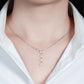 Starry Night – Elegante Sternen-Halskette aus 925 Silber