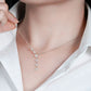 Starry Night – Elegante Sternen-Halskette aus 925 Silber