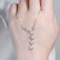 Starry Night – Elegante Sternen-Halskette aus 925 Silber