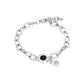 Roma Noir – Edelstahl Statement Armband