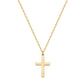 Sacred Pure – Goldene Kreuz Halskette