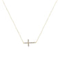 Divine Grace – Funkelnde Kreuz Halskette mit Zirkonia
