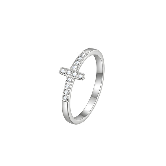 Maglina "Faith Lumière" Ring, Edelstahl