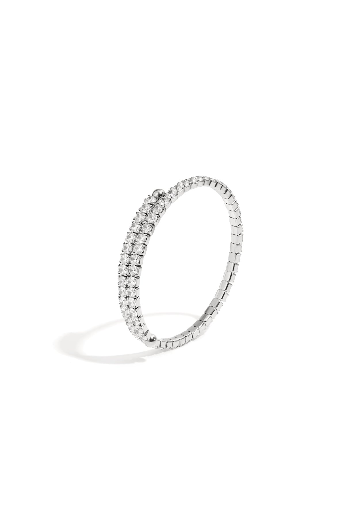 Éclat Flex Bangle – Flexibler Damen Armreif mit Zirkonia