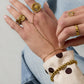 "Lumière Hand Chain" – Elegante Handkette aus Edelstahl