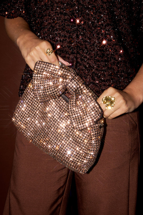 Luna Royale – Crystal Bow Abend Handtasche