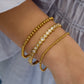 Éclat Classique Bangle – Eleganter Zirkonia Armreif