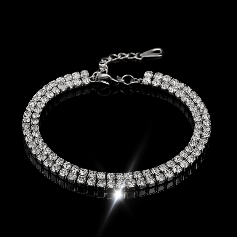 Maglina "Brilliance Double" Bracelet Armband, Edelstahl - Maglina