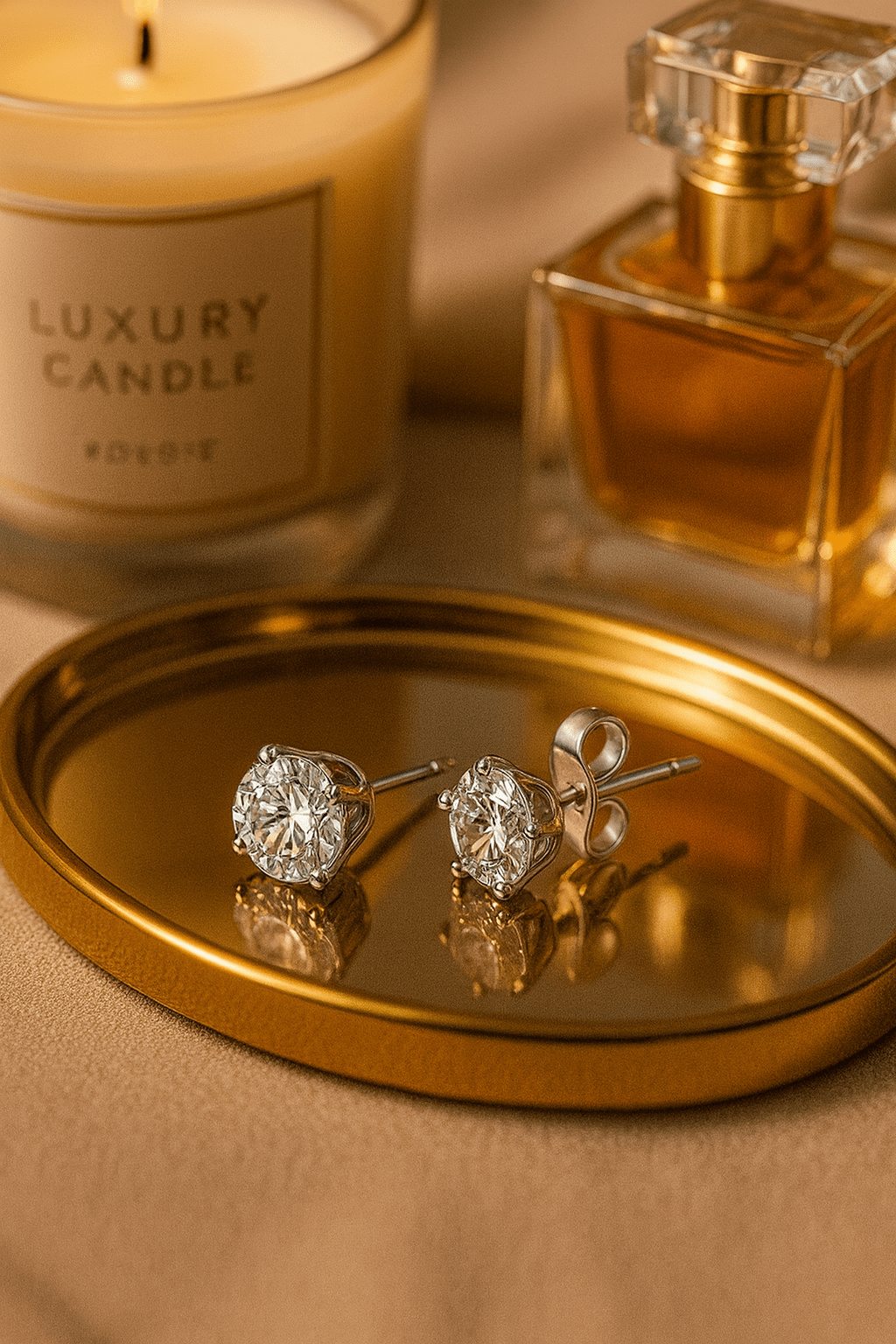 Maglina "Éclat Pur" Earrings, Ohrringe, Edelstahl - Maglina