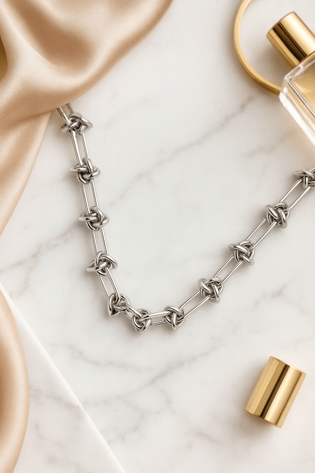 Maglina "Éternel Knot" Necklace, Halskette, Edelstahl - Maglina