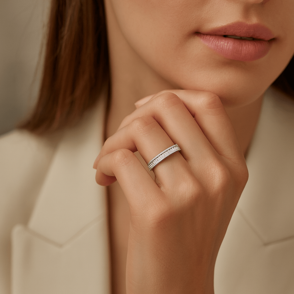 Maglina "Éternité Classique" Ring, Edelstahl - Maglina