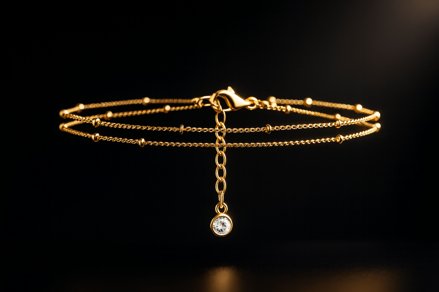 Maglina "Étoile Douce" Bracelet , Armband, 18K vergoldeter Stahl - Maglina