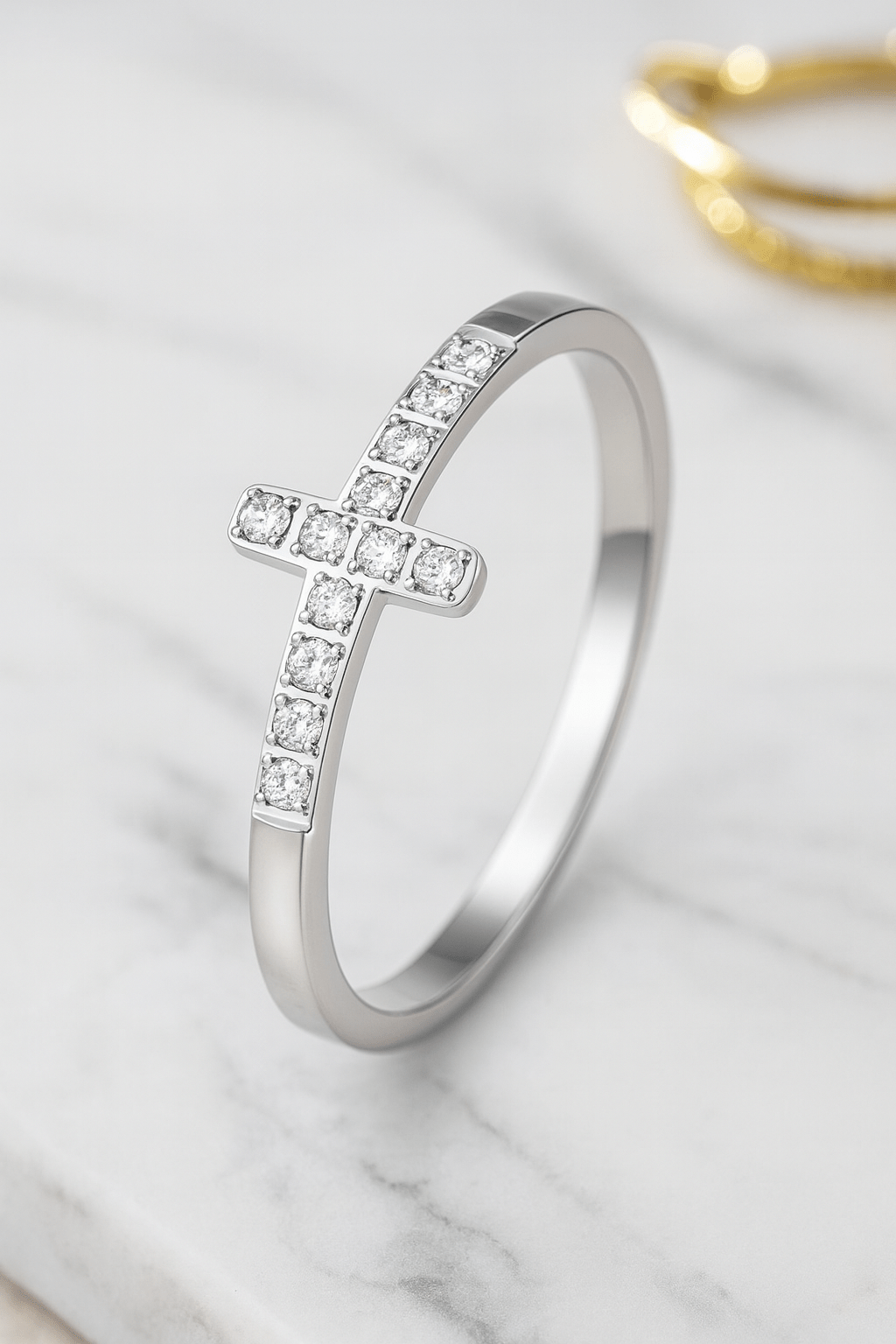 Maglina "Faith Lumière" Ring, Edelstahl - Maglina