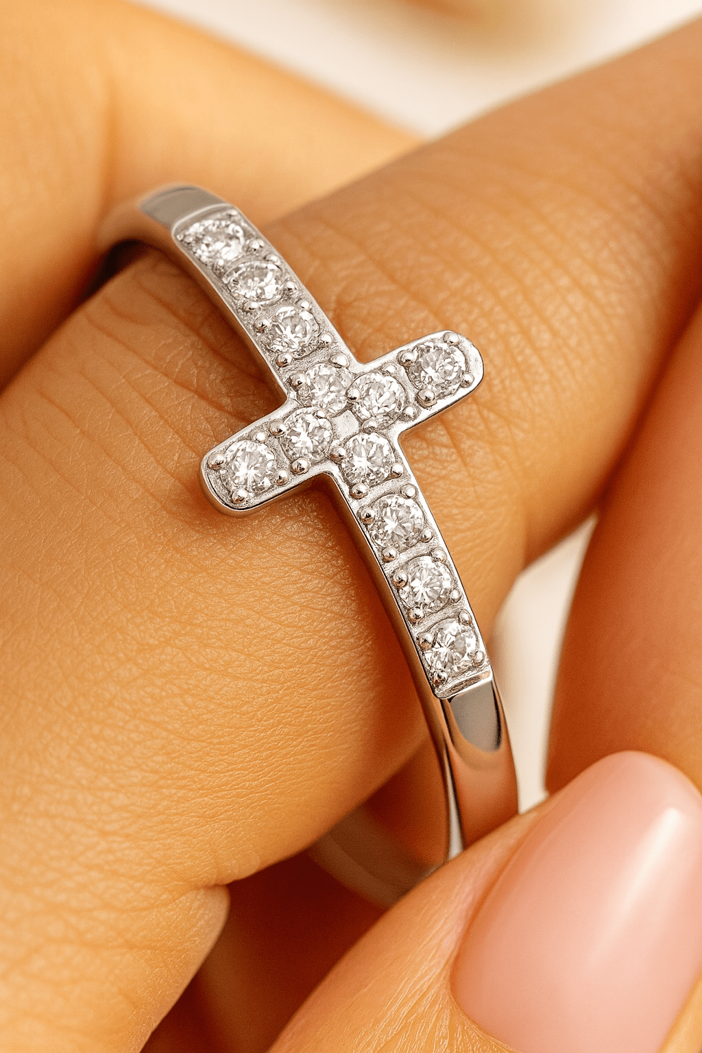 Maglina "Faith Lumière" Ring, Edelstahl - Maglina