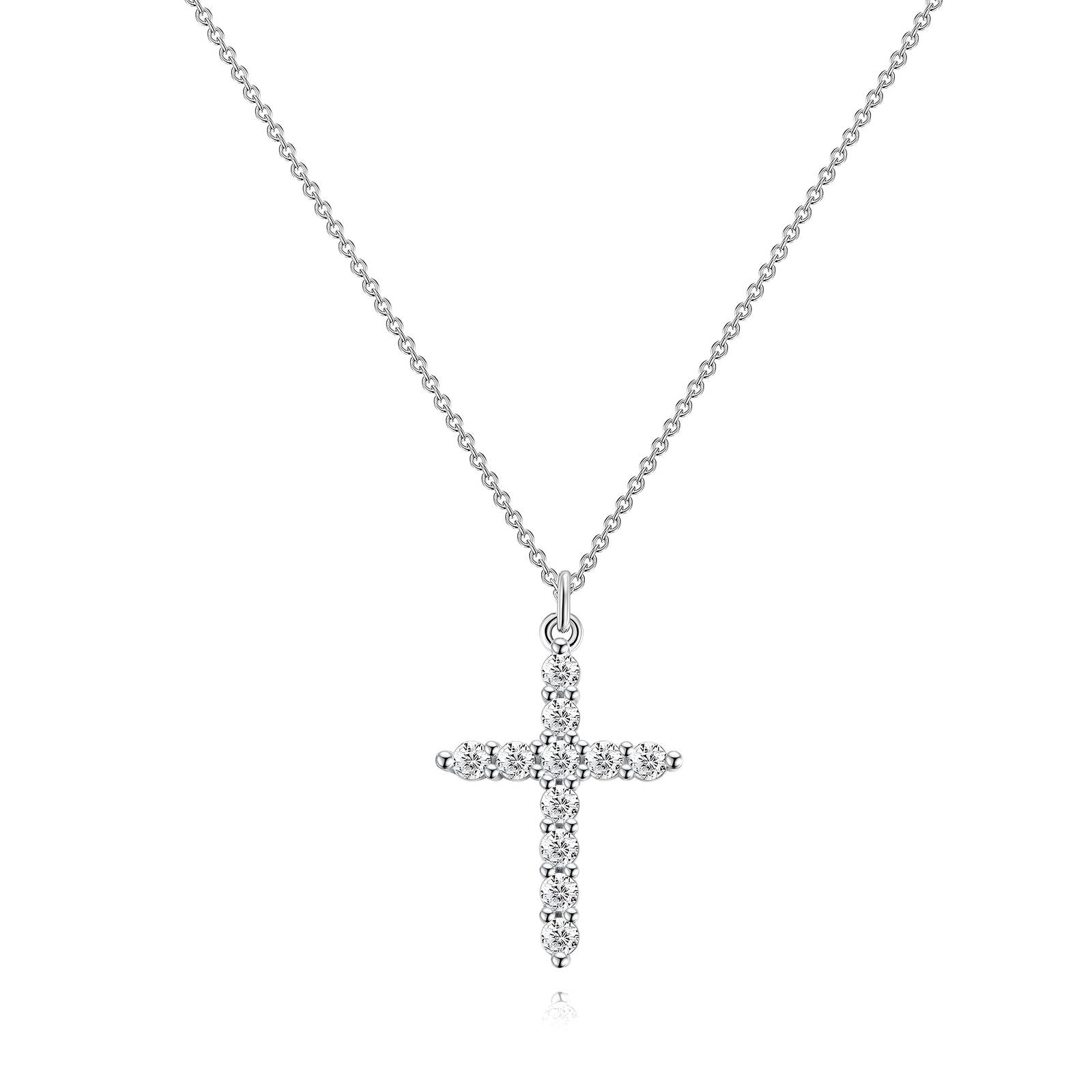 Maglina "Lumière Cross" Necklace "Kreuz" Halskette, Edelstahl - Maglina