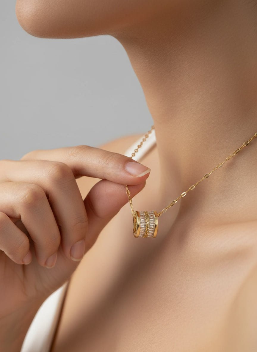 Maglina "Luxe Roma" Necklace Halskette, 18K vergoldeter Stahl - Maglina