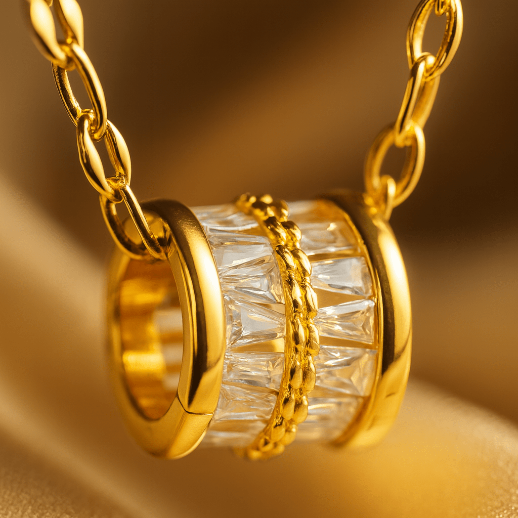 Maglina "Luxe Roma" Necklace Halskette, 18K vergoldeter Stahl - Maglina