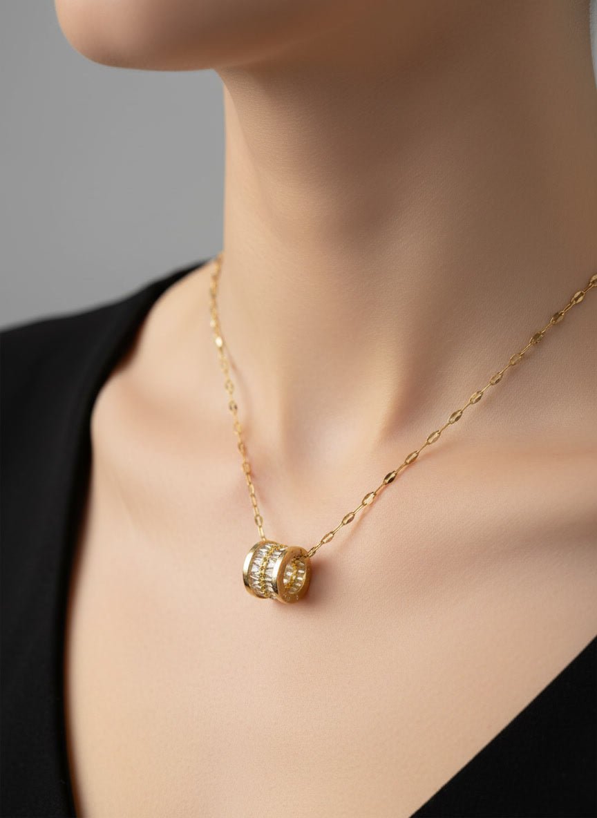 Maglina "Luxe Roma" Necklace Halskette, 18K vergoldeter Stahl - Maglina