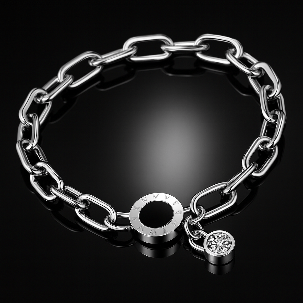 Maglina "Roma Noir" Bracelet , Armband, Edelstahl - Maglina